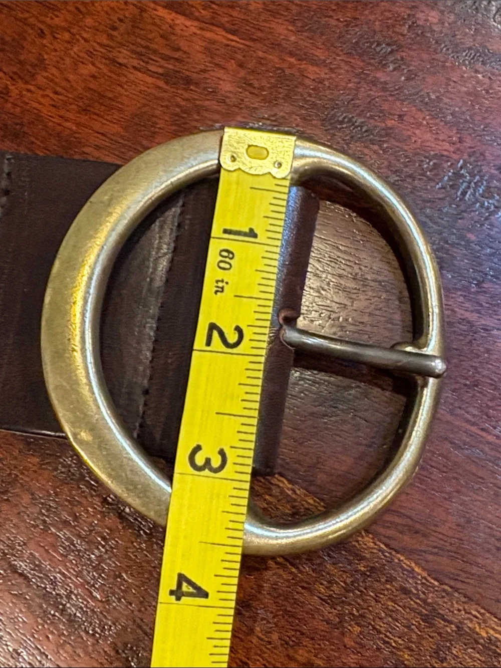 Vintage Polo Ralph Lauren Equestrian Wide Leather Belt Made in Italy